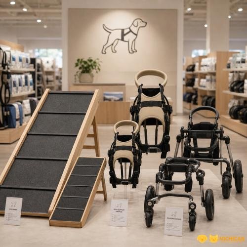 Tienda de equipos de apoyo para mascotas con condicion especial